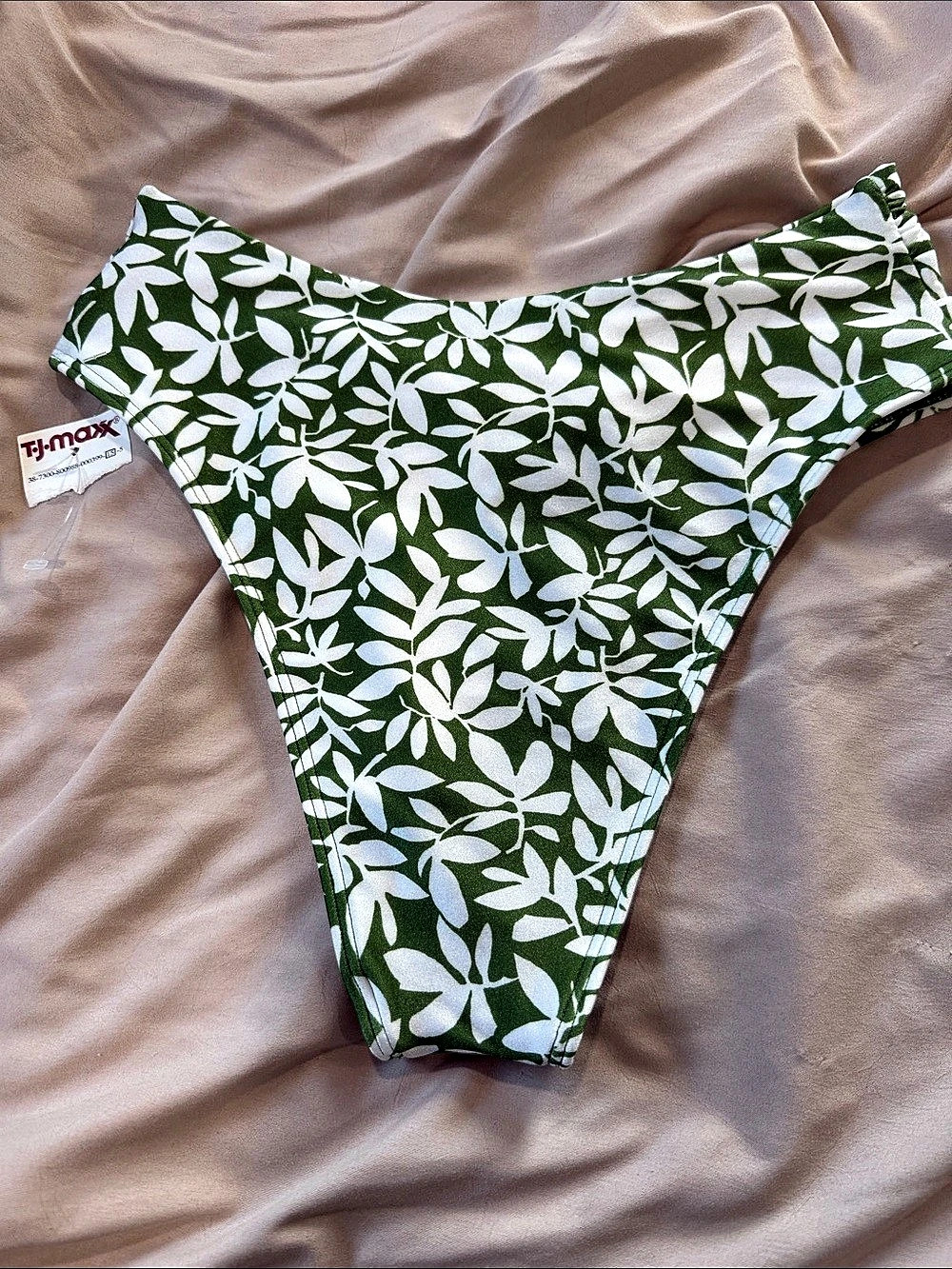 Abercrombie & Fitch Crossover High Rise Bikini Bottom Floral Bikini Bottom in sm